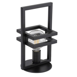 Φωτιστικό Επιτραπέζιο Merci 50319 16x16x32cm 1xE27 60W Black Sigma Lighting