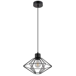 Φωτιστικό Οροφής Vario S 40552 28x28x80cm 1xE27 60W Black Sigma Lighting