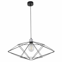 Φωτιστικό Οροφής Vario L 40554 63x73x80cm 1xE27 60W Black-Silver Sigma Lighting