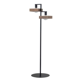 Φωτιστικό Δαπέδου Robin 50273 35x41x160cm 2xE27 60W Black-Brown Sigma Lighting
