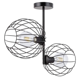 Φωτιστικό Οροφής Cherry 2 32362 24x44x46cm 2xE27 60W Black Sigma Lighting