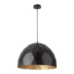 Φωτιστικό Οροφής Diament L 31368 Φ50cm 1xE27 60W Black-Gold Sigma Lighting