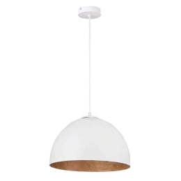 Φωτιστικό Οροφής Diament M 31374 Φ35cm 1xE27 60W White-Copper Sigma Lighting