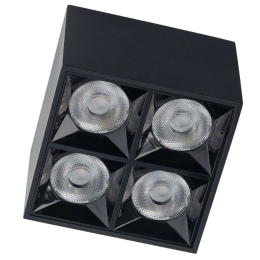 Φωτιστικό Οροφής - Σποτ Midi 10057 8,2x6,6cm Led 1540lm 16W 4000K Black Nowodvorski