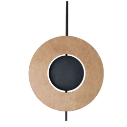 Φωτιστικό Τοίχου - Απλίκα Sunset Natural 10576 50x80cm 2xGX53 12W Natural-Black Nowodvorski