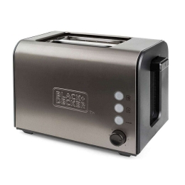 Φρυγανιέρα 2 Θέσεων Toaster BXTO900E 900W Inox Black&Decker Ανοξείδωτο Ατσάλι