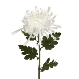 Διακοσμητικό Κλαδί-Λουλούδι 3-85-100-0120 White Υ75 Inart Πλαστικό
