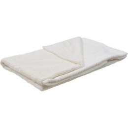 Ριχτάρι Συνθετική Γούνα 3-40-575-0418 White Inart Πολυθρόνα 150x180cm Οικολογική Γούνα