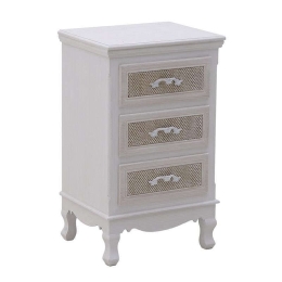 Κομοδίνο 3-50-147-0104 41X34X68 Ecru Inart Ξύλο