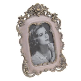 Κορνίζα 3-30-117-0346 10Χ15 Pink-Gold Inart Πολυρεσίνη