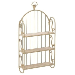 Ραφιέρα Τοίχου 3-50-898-0058 37Χ11Χ68cm Gold-Natural Inart