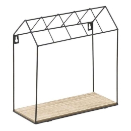 Ραφιέρα Τοίχου 6-50-299-0005 30Χ13Χ30cm Black-Natural Click