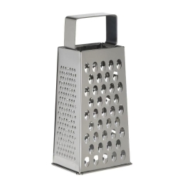 Τρίφτης 6-60-508-0063 11Χ8Χ24 Cm Μεταλλικός Silver Click Ανοξείδωτο Ατσάλι