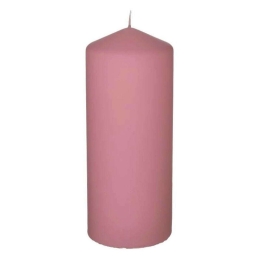 Κερί Παραφίνης 3-80-061-0011 Φ8x20cm Pink Inart Παραφίνη
