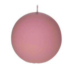 Κερί Παραφίνης Μπάλα 3-80-061-0009 Φ8cm Pink Inart Παραφίνη