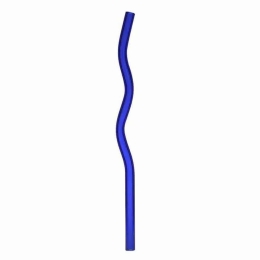 Καλαμάκι Γυάλινο 6-60-151-0038 20cm Blue Click Γυαλί