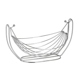 Φρουτιέρα Κρεμαστή Μεταλλική 6-60-373-0028 30x22x17cm Silver Click Μέταλλο