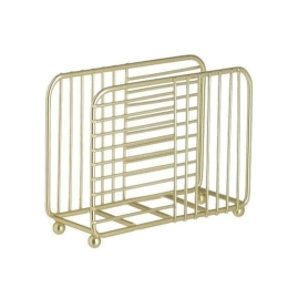 Χαρτοπετσετοθήκη Μεταλλική 6-60-373-0017 15x7x12cm Gold Click Μέταλλο