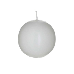 Κερί Μπάλα 3-80-061-0022 Φ6cm White Inart Παραφίνη
