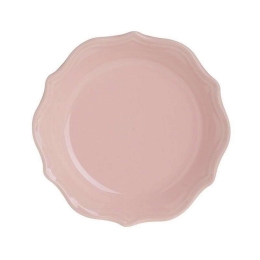 Πιάτο Βαθύ Πορσελάνινο (Σετ 12Τμχ) 6-60-177-0009 Φ22cm Pink Click Πορσελάνη