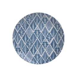 Πιάτο Γλυκού Πορσελάνινο 6-60-043-0016 Φ19cm White-Blue Click Πορσελάνη