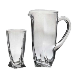 Ποτήρια Και Κανάτα (Σετ 7Τμχ) 6-60-504-0042 370ml/700ml Clear Click Γυαλί