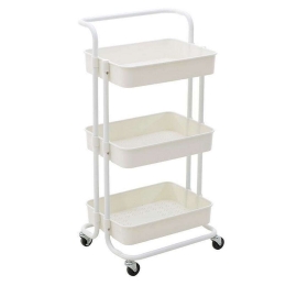 Μανάβης Τρόλεϊ 6-50-373-0005 43x36x86cm White Click Μέταλλο,Πλαστικό