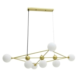 Φωτιστικό Οροφής - Ράγα 3-10-752-0063 7xE27 100x75x120cm Gold Inart