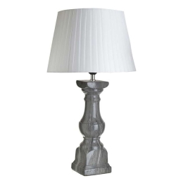 Φωτιστικό Επιτραπέζιο 3-15-711-0086 Φ35cm 65cm White-Silver Inart