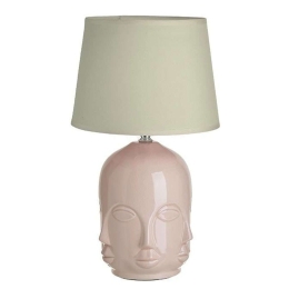 Φωτιστικό Επιτραπέζιο 3-15-711-0087 Φ23cm 40cm Pink-White Inart