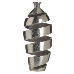 Βάζο Διάτρητο 3-70-579-0122 Φ14x33cm Silver Inart Μέταλλο