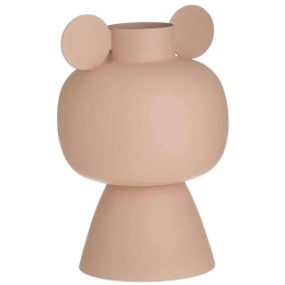 Βάζο 3-70-285-0093 17x16x24cm Pink Inart Μέταλλο