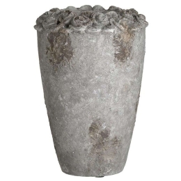 Βάζο 3-70-507-0361 Φ18x26cm Silver Inart Τσιμέντο