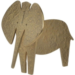 Διακοσμητικός Ελέφαντας 3-70-579-0108 21x25x20cm Gold Inart Μέταλλο