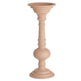 Κηροπήγιο 3-70-285-0095 Φ10x26cm Pink Inart Μέταλλο