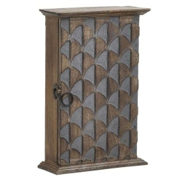 Κλειδοθήκη 3-70-459-0022 19x8x28cm Brown-Grey Inart Ξύλο