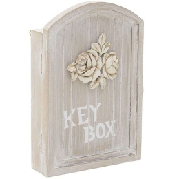 Κλειδοθήκη Τριαντάφυλλο 3-70-147-0016 17x5x24cm Brown Inart Ξύλο