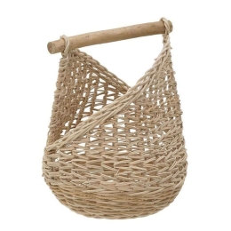 Καλάθι 3-70-717-0023 Natural Φ25x32cm Inart Ψάθα