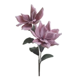 Διακοσμητικό Λουλούδι 3-85-246-0218 Purple-Pink Υ110cm Inart Πλαστικό