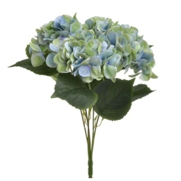 Μπουκέτο Λουλουδιών 3-85-505-0109 Υ50cm Blue-Green Inart Πλαστικό