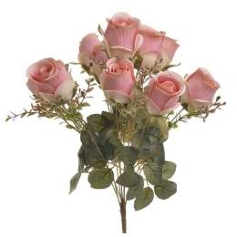 Μπουκέτο Λουλουδιών 3-85-700-0023 Pl Υ45cm Pink Inart Πλαστικό