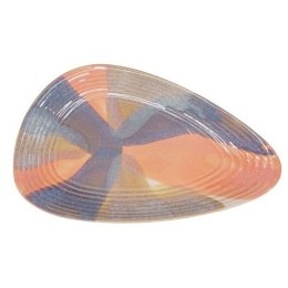 Πιατέλα Διακοσμητική 3-70-473-0065 40x24x4cm Multi Inart Κεραμικό