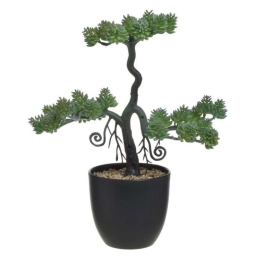 Διακοσμητικό Φυτό Σε Γλάστρα 3-85-084-0147 28x14x33cm Green Inart Πλαστικό