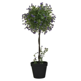 Διακοσμητικό Φυτό Σε Γλάστρα Pl 3-85-311-0019 Φ19x55cm Purple-Green Inart Πλαστικό