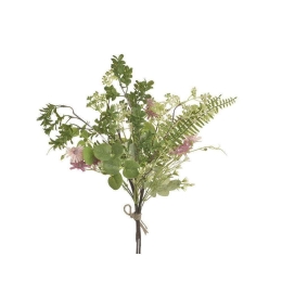 Διακοσμητικό Κλαδί-Φυτό 3-85-084-0157 45cm Green-Pink Inart Πλαστικό