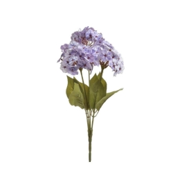 Διακοσμητικό Μπουκέτο 3-85-084-0145 46cm Light Blue Inart Μέταλλο,Ύφασμα