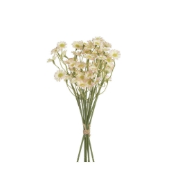 Διακοσμητικό Μπουκέτο 3-85-084-0160 25cm Yellow Inart Μέταλλο,Ύφασμα