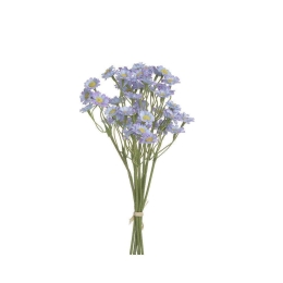 Διακοσμητικό Μπουκέτο 3-85-084-0161 25cm Purple Inart Μέταλλο,Ύφασμα