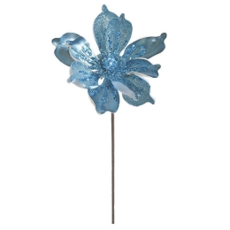 Λουλούδι-Κλαδί 2-85-652-0056 Φ26x60cm Blue Inart