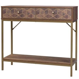 Κονσόλα 6-50-020-0009 99x35x86cm Brown-Gold Click